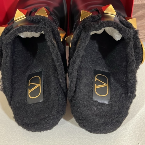 VALENTINO GARAVANI Roman Stud SABOT Mule Slides SIZE 38 EU or Women’s 8 US - Picture 13 of 14